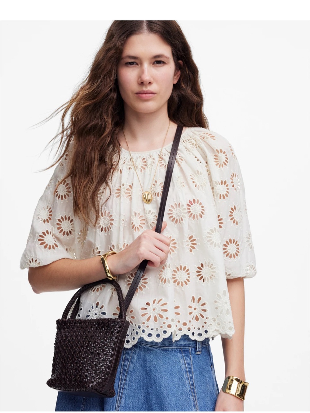 Madewell The Handwoven Cane Mini Bag